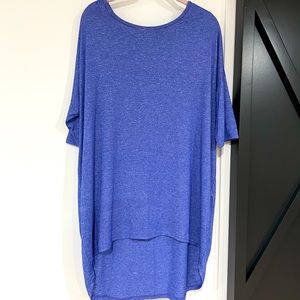 LuLaRoe blue tunic